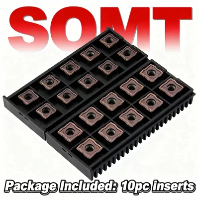 Ferramenta De Torneamento Externo De Liga Dura, Ferramentas De Torno De Metal, Inserções De Carboneto, SOMT060204, SOMT09T308, YZ15TF, KT1505, SOMT 12T308, Ferramentas De Fresagem