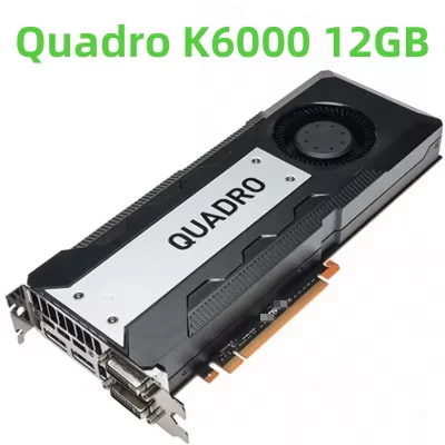 Original For Quadro K6000 12GB Professional Graphics Card 4K Video Editing 3D Modeling Video Card