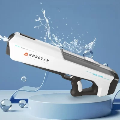 Pistola de água de sucção automática recarregável - Blaster elétrico para crianças, batalhas de água ao ar livre em parques e praia, brinquedo de verão