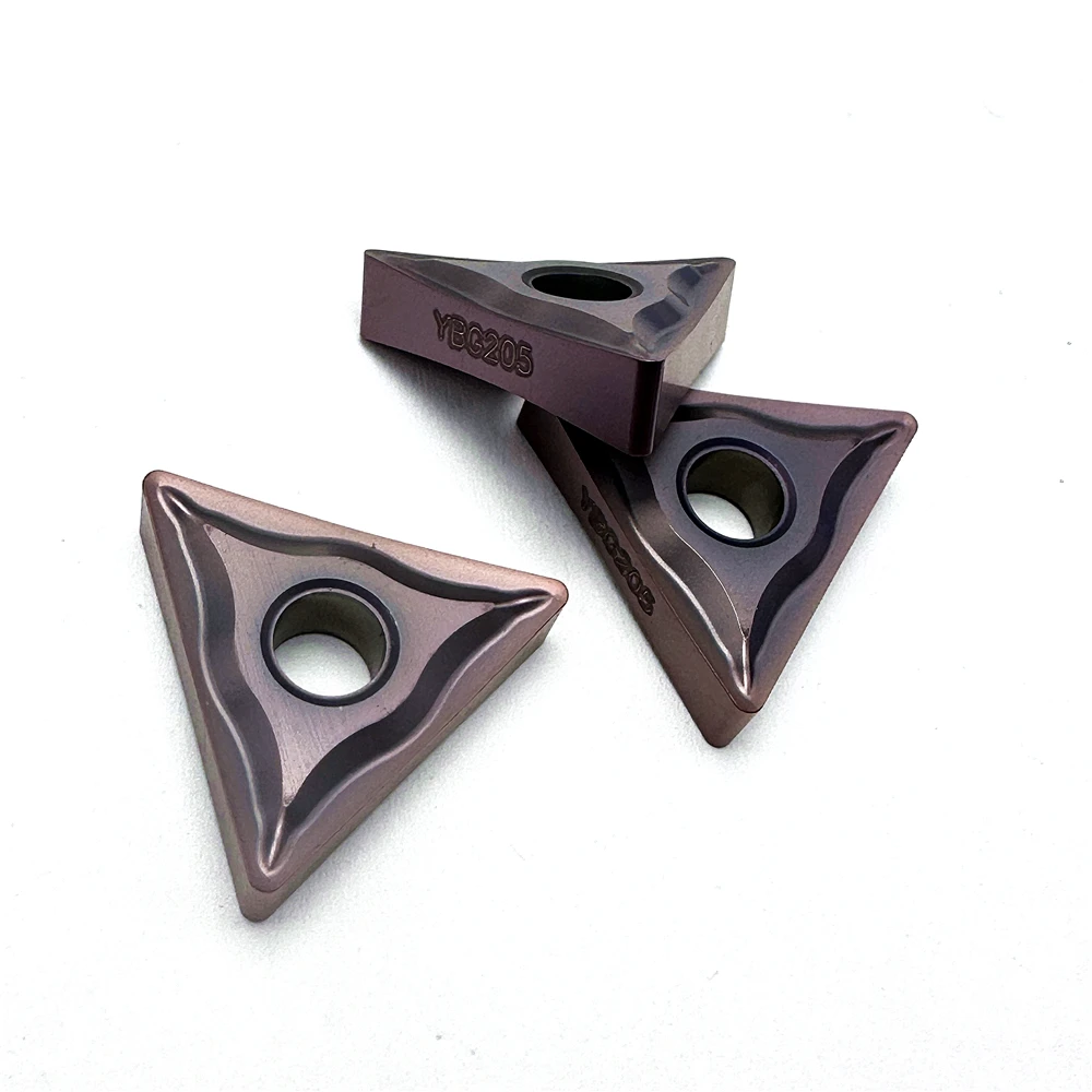 Ferramenta de torneamento externo de inserção de carboneto Zcc.ct TNMG 220404 TNMG 220408 -EF YBG205 Ferramenta de corte de torno CNC original para processamento de aço - Image 3