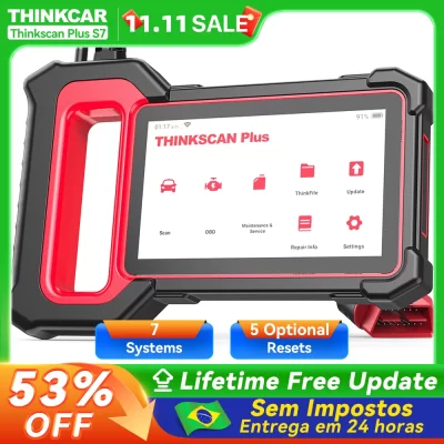 Thinkcar thinkscan plus s7 s6 s4 obd2 scanner ferramentas de diagnóstico do carro automotivo obd scanner diy ferramenta de diagnóstico automático leitor de código
