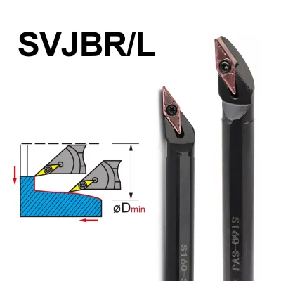 Mzg suporte de ferramenta de torneamento interno svjbr svjbl para vbgt vbmt inserções de carboneto svjbr11 svjbr16 suporte barra de corte torno cnc