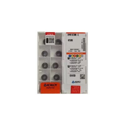Korloy 100% Original RPMT RPMT10T3M0-Q RPMT08T2MOE RPMT10T3M0-Q RPMT1204M0-Q PC5300 KF5800 Inserção de fresagem