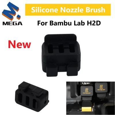 Escova de silicone para bambu lab h2d, limpador de bico, escova de limpeza de silicone, cabeça de impressão, bicos de limpador, ferramentas de limpeza para ambulab h2d