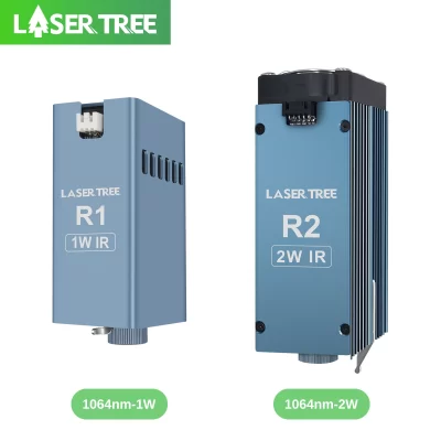 Árvore a laser 1w/2w módulo laser 1064nm luz vermelha cabeça de gravador a laser para corte a laser gravura madeira diy ferramenta de criação