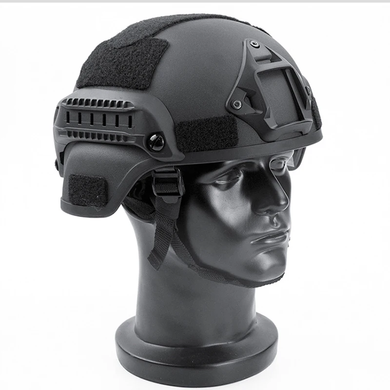 Capacete rápido mich2000 airsoft mh capacete tático ao ar livre tático paintball cs swat equitação proteger equipamentos - Image 6