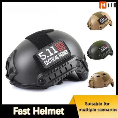 Hilo capacete de motim rápido, capacete tático rápido abs, novos esportes ao ar livre, pistola de ar pj, caça, tiro, equipamento de proteção cs