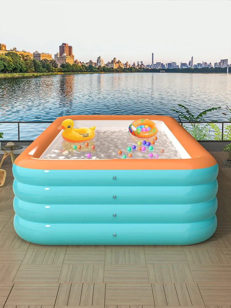 Cross-border Exclusive Thickened Eco-friendlyPVCInflatable Swimming Pool Large Adult Swimming Pool Household Outdoor Pool - Image 3