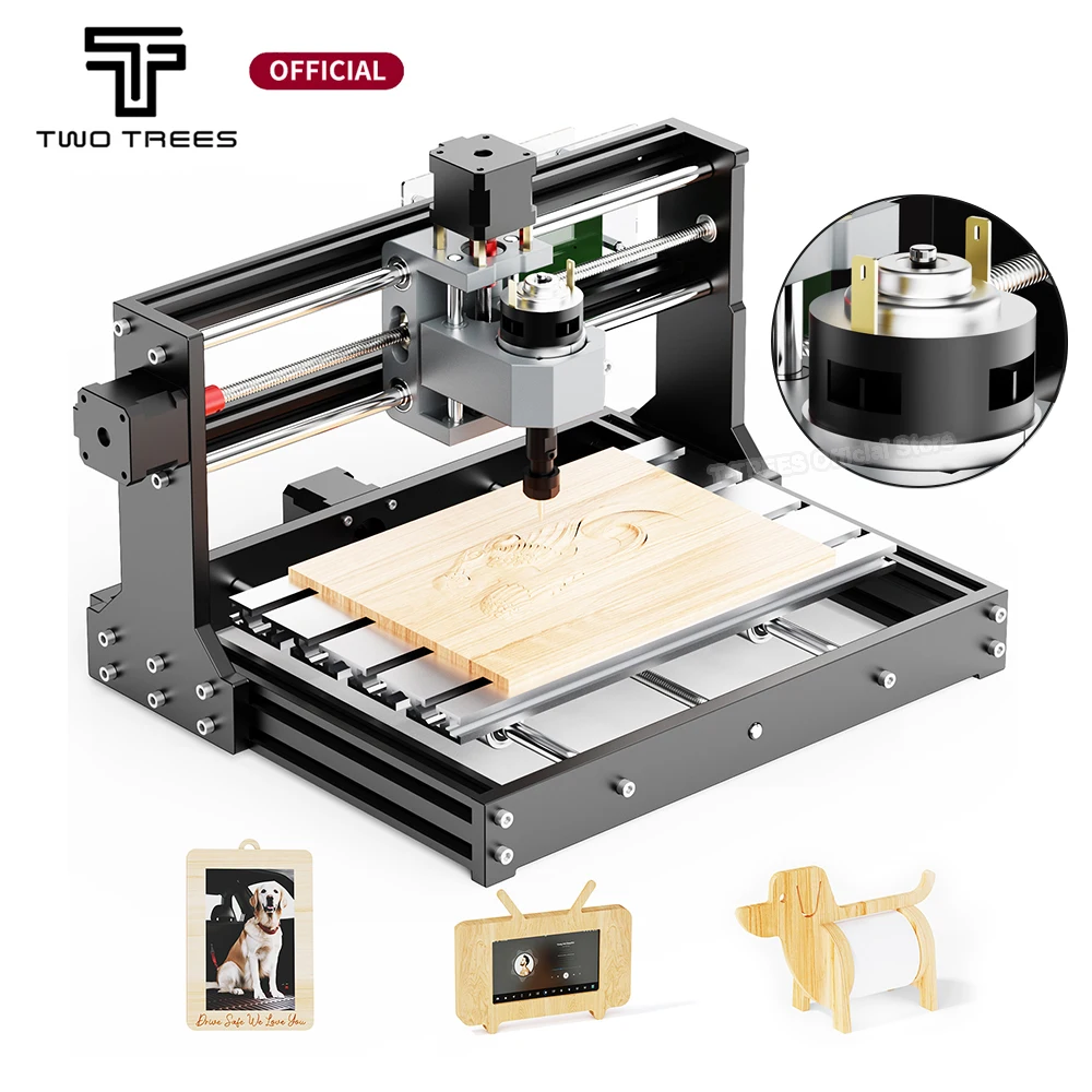 Twotrees ttc3018s cnc gravador a laser máquina de corte madeira cnc portátil doméstico diy ferramenta metal acrílico pvc placa madeira