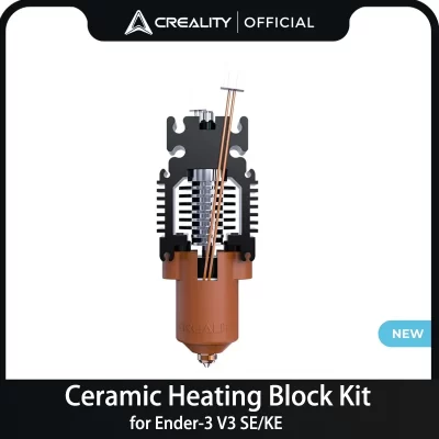 Creality Ender-3 v3 se/ke kit de bloco de aquecimento cerâmico-kit de bocal de troca rápida 60w impressão de alto fluxo peças originais de impressora 3d