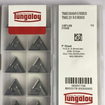 Tungaloy TNMG 160404 R-S NS9530 /TNMG 160404 L-S NS9530 lâmina de corte CNC ferramenta de torneamento lâmina inserções de carboneto 10 PCS