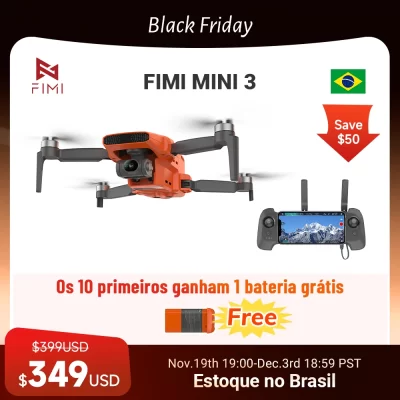 FIMI MINI 3 new drone 4K 60fps 9km range 3-axis Gimbal 249g Ultralight design AI Super Night Video smart tracking mini pro drone