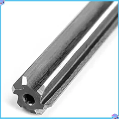 A43T Machine Reamer Set, 8 Pcs HHS H8 Straight Shank Machine Chucking Reamer Milling Cutter, 3/4/5/6/7/8/9/10Mm
