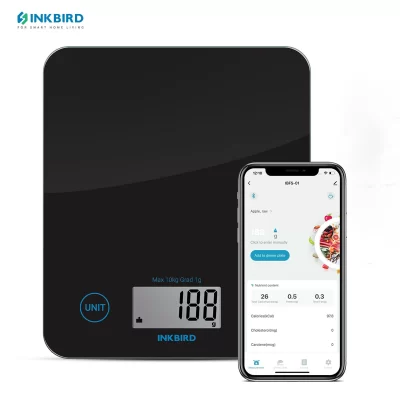 Inkbird balança de cozinha bluetooth, alta precisão, eletrônica, pastelaria, cozimento, balança digital doméstica para fogão, boleiro