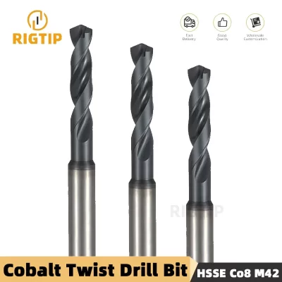 Broca helicoidal RIGTIP HSS-PM - Corte curto, metalurgia em pó, superliga, aço de alta velocidade, para metal/aço (alto desempenho)
