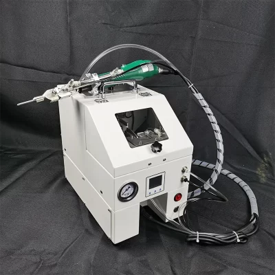 Máquina de fixação de parafuso portátil, chave de fenda pneumática automática com alimentador de parafuso