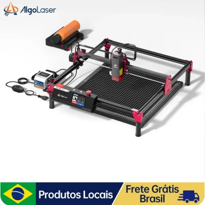 AlgoLaser DIY KIT MK2 10W AlgoOS Gravador a laser DIY Precisão 12000 RPM com interruptor de limite Multi-funcional Ferramenta de gravação de presente