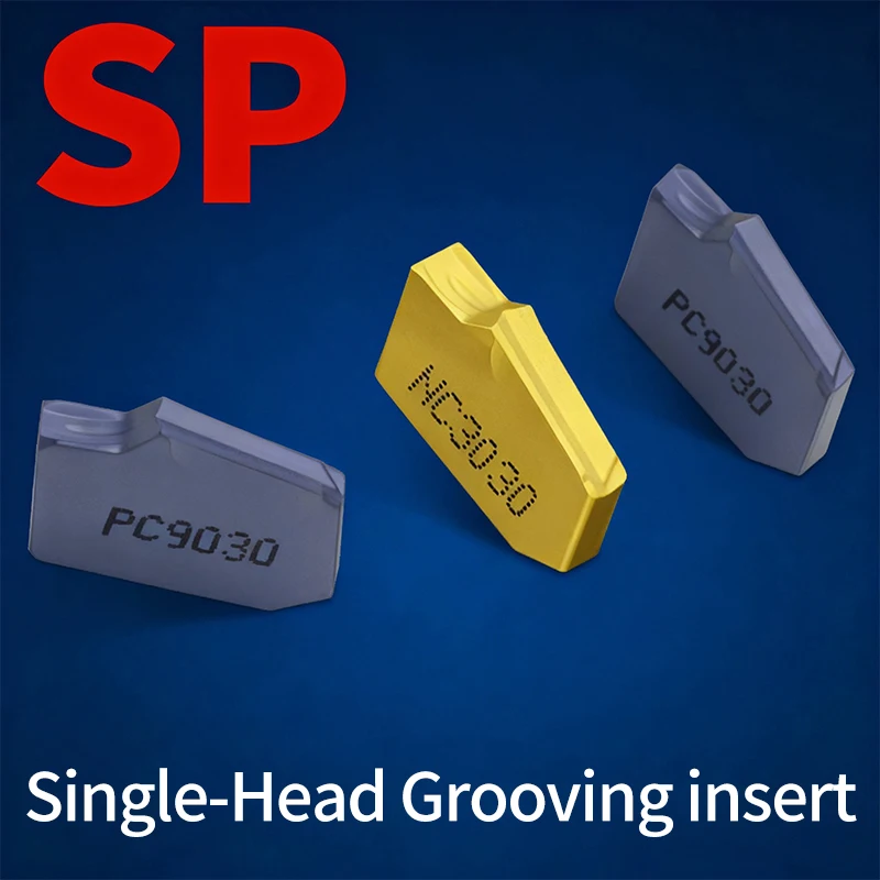 Sp200 sp300 sp400 sp600 pc9030 nc3030 inserções de carboneto com fenda troncatura e ranhura ferramenta de metal ferramenta de torno ferramenta de torneamento de ranhura - Image 2