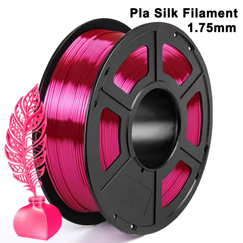 250g 500g 1Kg PLA Silk Rose 3D Printer Filament 1.75mm Pla Rose silk For 3D Printer Material Filament
