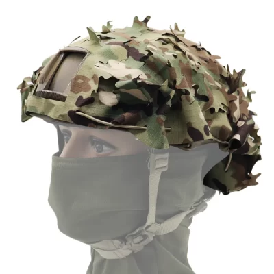 Capa tática para capacete rápido, corte a laser, camuflagem 3d, capa de pano, acessórios para capacete de caça
