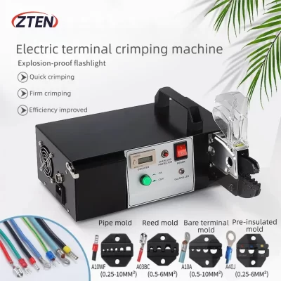 220V 110V Electric Terminal Crimping Machine EM6B2 PRO Wire Stripping Cutting Function Crimper Tools EM-6B2 Device Machine