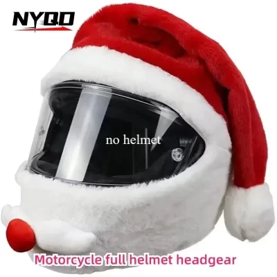 Capa de proteção para capacete, conjunto de pelúcia fofo de desenho animado para motocicleta, capa protetora de rosto inteiro, segurança na moda