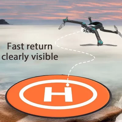 Drone quadcopters acessórios universal 55cm dobrável almofada de pouso rc dron esteira quadcopter avental de estacionamento almofada