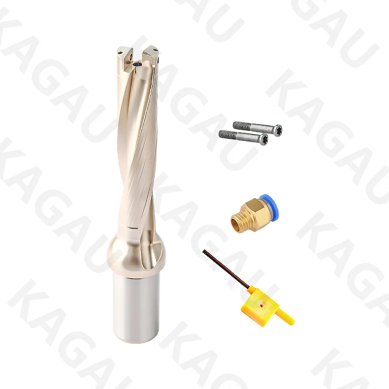 Haste de broca de coroa de resfriamento interno 3d 5d 8d 10d diâmetro de perfuração de furo profundo 10-25mm para inserção hcd broca em u inserível - Image 2