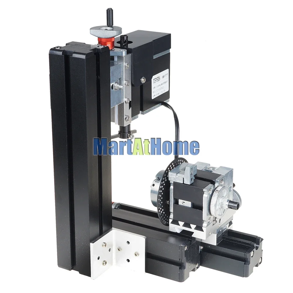 The First Tool 60W High Power Mini Metal Gear Milling Machine Tool TZ10002MZ 12000RPM with Dividing Plate and 3-jaw Chuck - Image 3