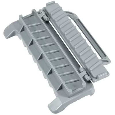 Fabricante de kebab de plástico portátil imprensa kebab fabricante reutilizável grande manual kebab molde grelhar ferramenta espetos churrasco para chefs em casa