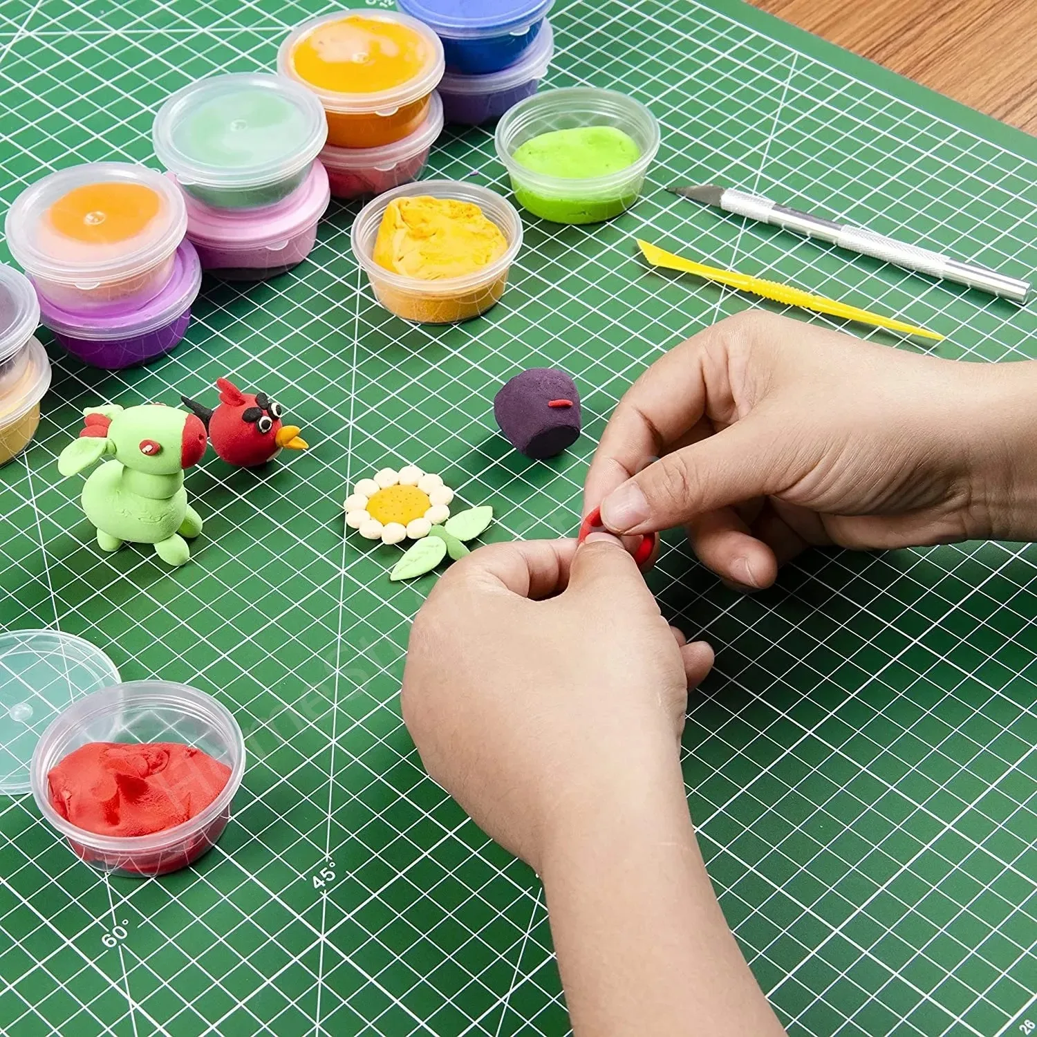 Tapete de corte de pvc, almofada de bancada para costura, faça você mesmo, artesanato de couro, faca, gravura, dupla face, antiderrapante, placa durável - Image 4