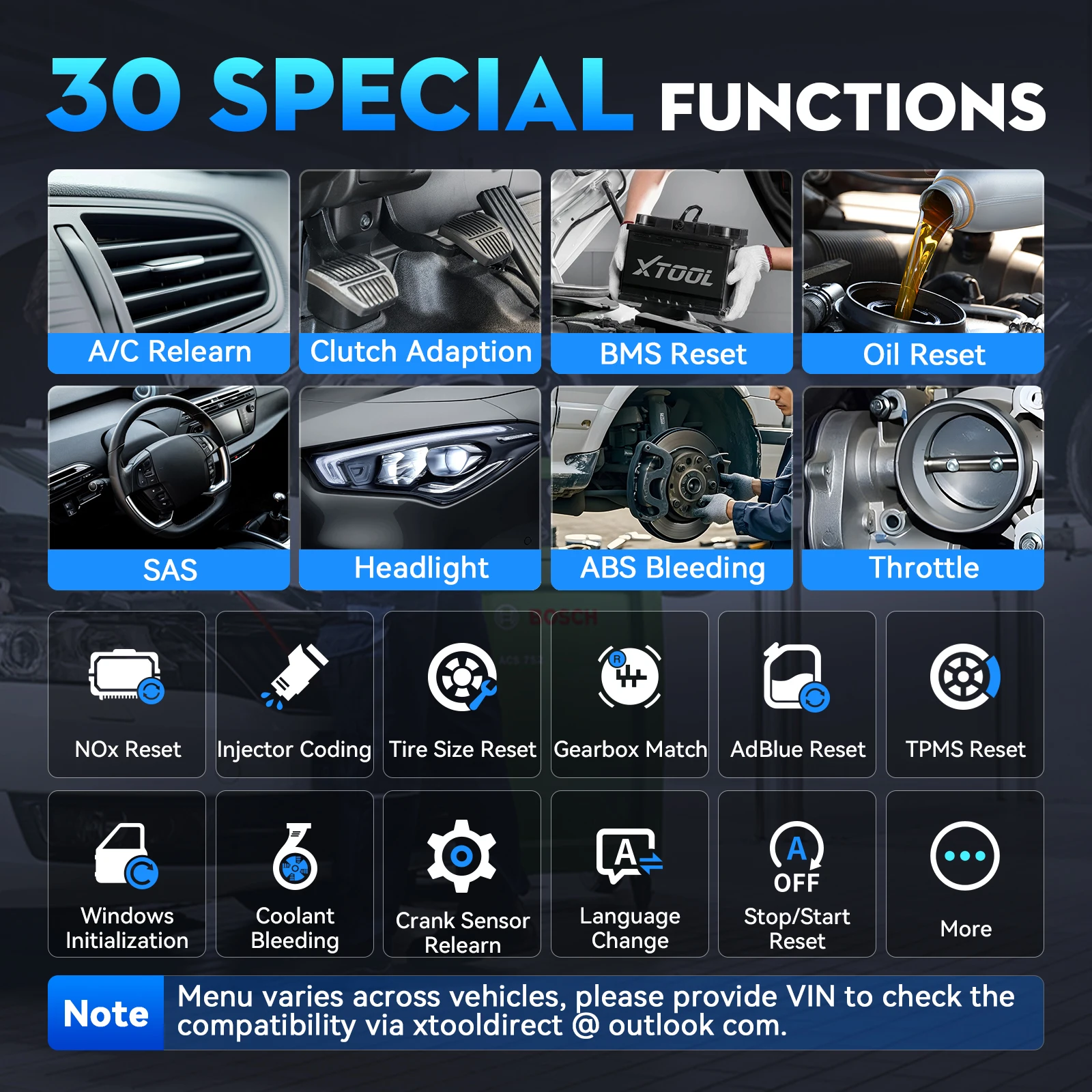 Ferramentas de diagnóstico de carro xtool d6s, todos os sistemas, scanner automotivo para todos os carros, mais de 30 serviços, atualização gratuita vitalícia, canfd fca embutido - Image 4