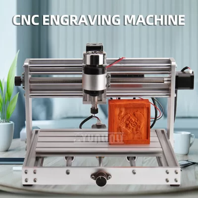 Laser engraving machine, small CNC engraving machine, DIY mini laser engraving machine, three-axis engraving