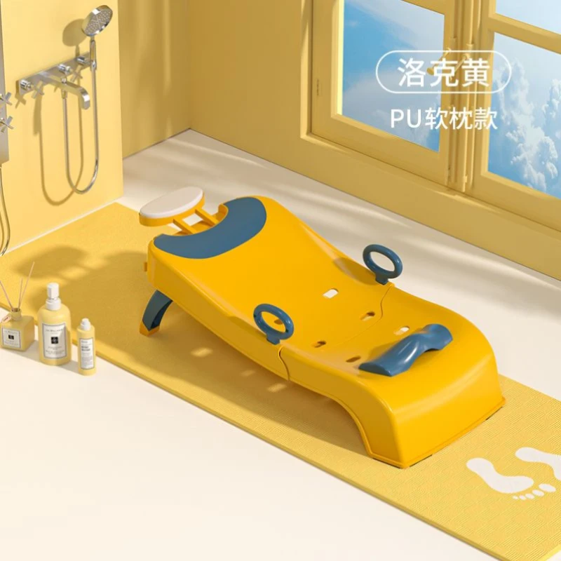 Cadeira de salão de plástico portátil dobrável para crianças, cama shampoo, spa japonês, meuble, mobília do hotel - Image 6