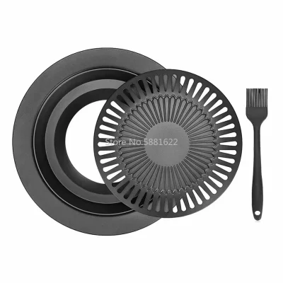 Portátil coreano ao ar livre sem fumaça churrasqueira a gás pan doméstico placa de fogão a gás sem fumaça churrasco assar cozinhar conjuntos de ferramentas