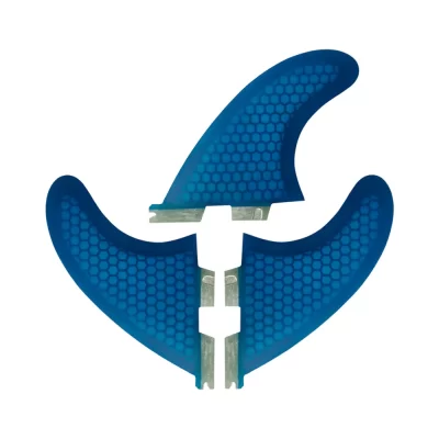 [VENDA CLARGA] barbatanas de surf Fcs2 SUP Kayak Surf Prancha barbatanas Azul Honeycomb Fibra de vidro Propulsor Tamanho M