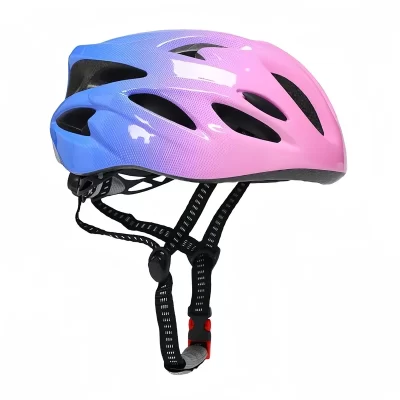 Capacete de segurança de bicicleta infantil respirável cor gradiente skate patins inline equipamento de proteção equilíbrio bicicleta