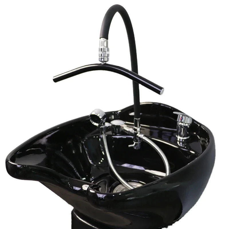 Cabeça de luxo spa circulação de água dobra chuveiro para barbearia salão de beleza do cabelo cerâmica moderna para cama de jantar - Image 5