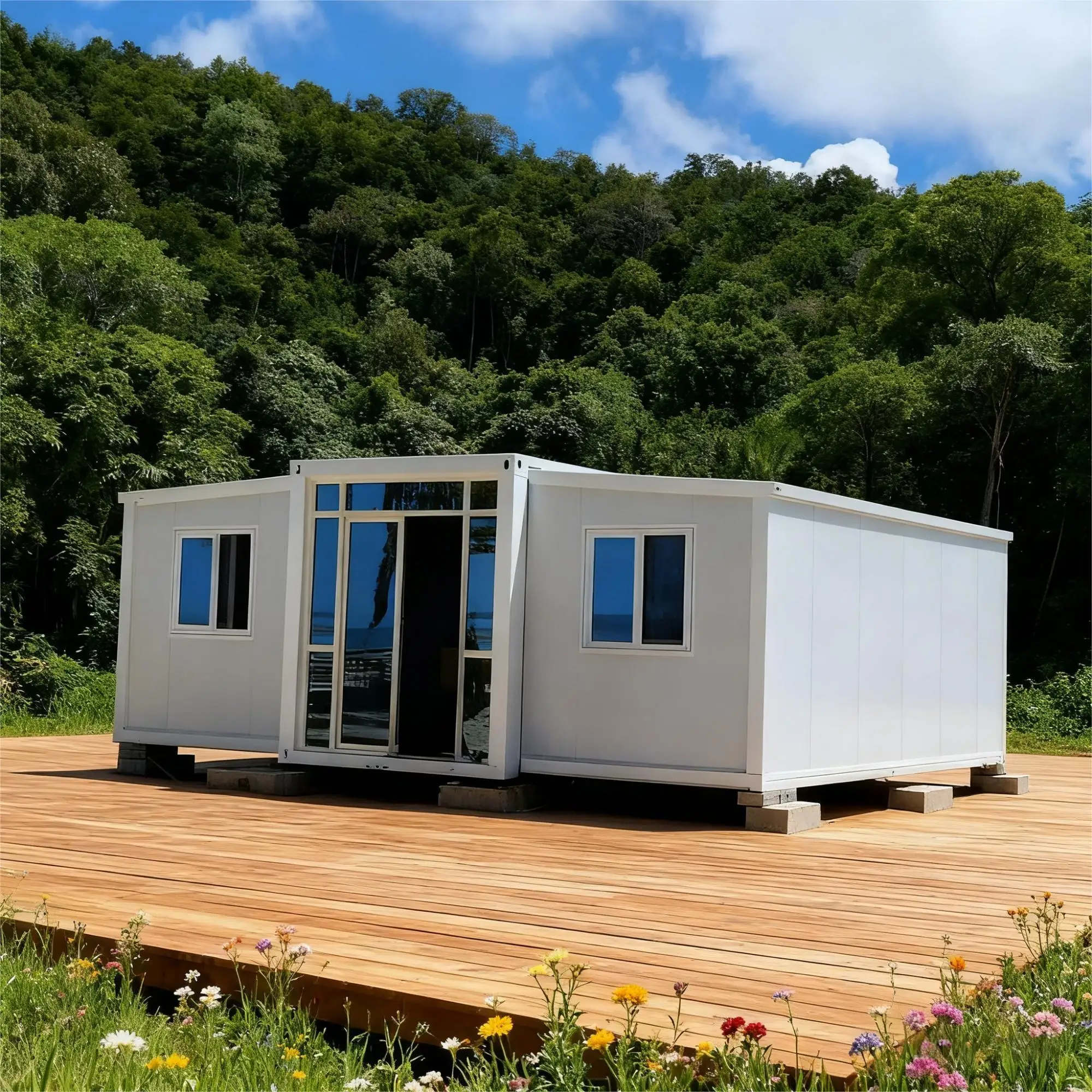 Modern Prefab Container Home Portable Modular Villa Glamping Resort Vacation Cabin Cabin Sleep Container House for Hotel - Image 4