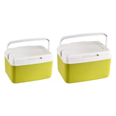 Insulated Cooler Box Car Refrigerator Versatile Personal Cold/Heat Preservation Cooler Ice Chest Small for Picnic Boat Party
