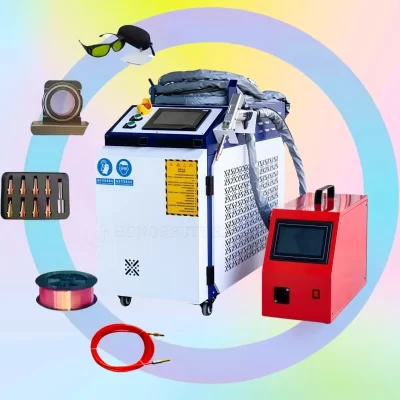 Máquina de solda portátil 5 em 1, máquina de solda a laser, 1500w 2000w 3000w, remoção de ferrugem, máquina de limpeza a laser