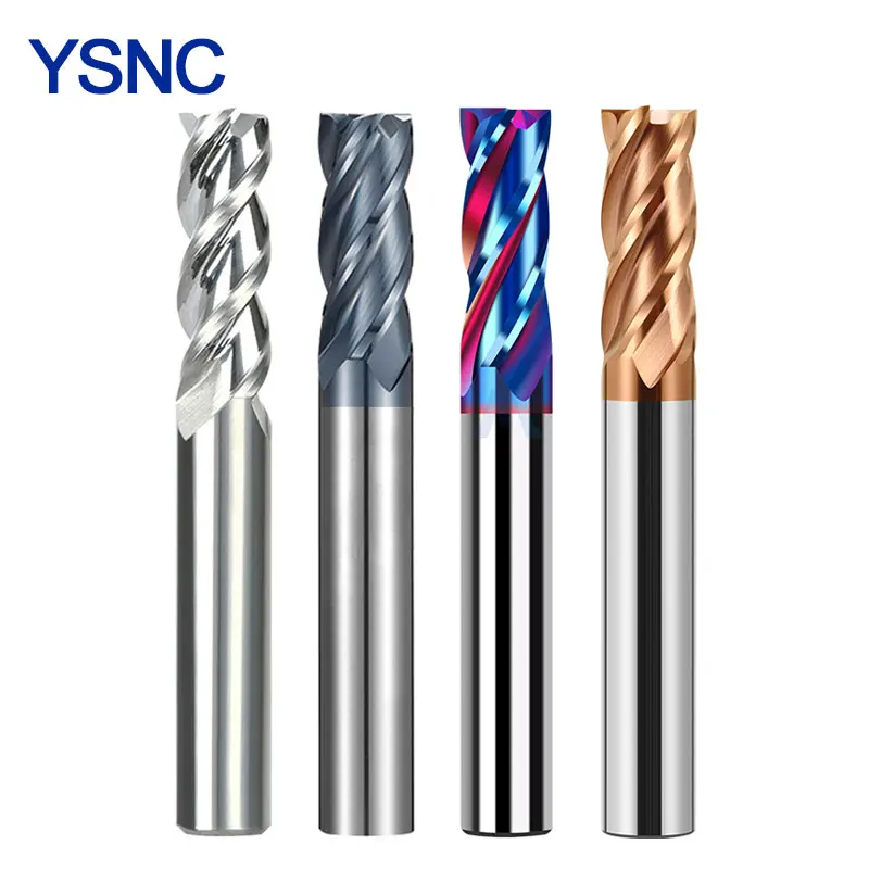 Carbide Radius End Cutter Mill Aluminium Cnc Milling Cutter For Metal Tungsten Steel CNC Maching Endmils