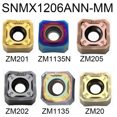 10PCS SNMX1206ANN-MM SNMX 1206ANN MM CNC face milling cutter fast feed milling insert indexable carbide milling insert