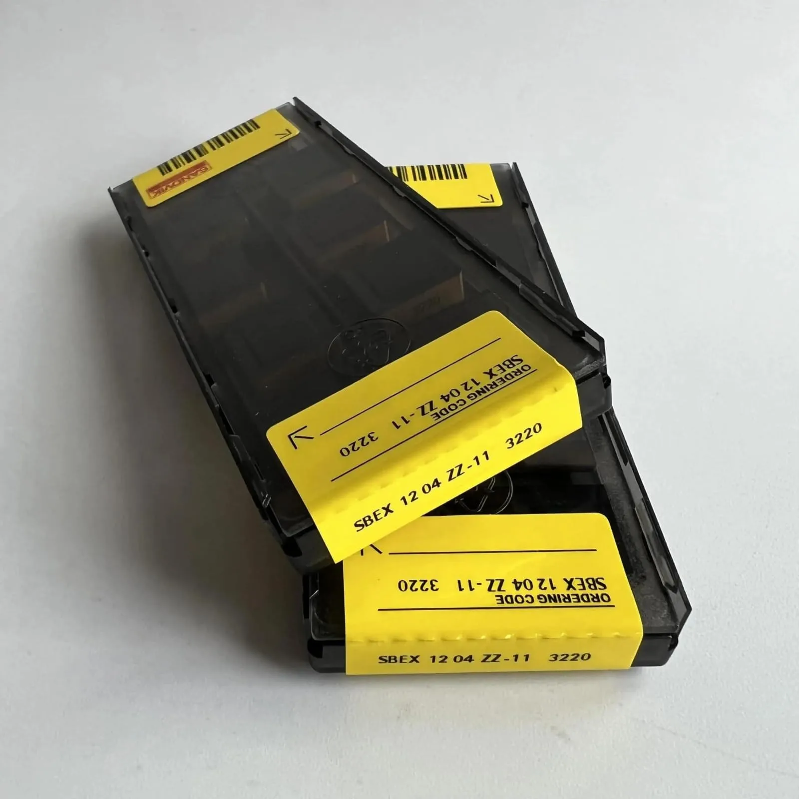 Original SANDVIK / SBEX1204ZZ-11 3220 / Lâmina CNC de liga dura 10 unidades - Image 3