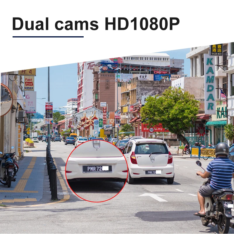 10.26 Inch Car DVR 8G+32G Carplay Auto 4G GPS Navigation Dashboard FHD Dual Lens Android 14 Rearview Mirror Recorder Dashcam - Image 4