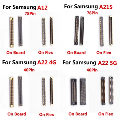 1pc display lcd fpc conector para samsung a12 a13 4g 5g a21s a22 4g 5g na placa-mãe lcd fpc plug conector