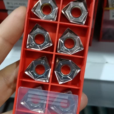 100 peças wnmu 080608 Inserções de carboneto multicoloridas, alimentação rápida, alta qualidade, ferramenta de torneamento externo wnmu, ferramentas de torno cnc