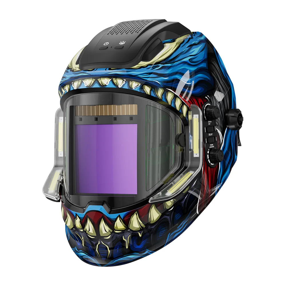 Capacete de soldagem com escurecimento automático ANDELI panorâmico 180 ° Ver máscara de soldagem com sensor de arco True Color 4 para máquina de soldador MIG MAG MMA - Image 6