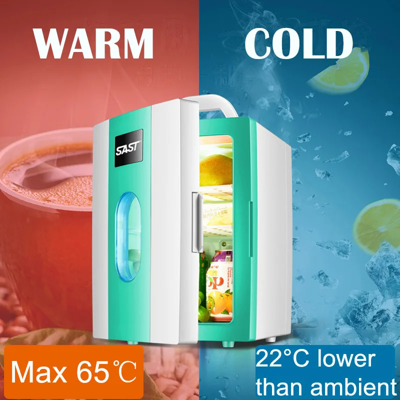 Small 12L mini car refrigerator refrigeration student dormitory cosmetic refrigerator car home dual-use - Image 2
