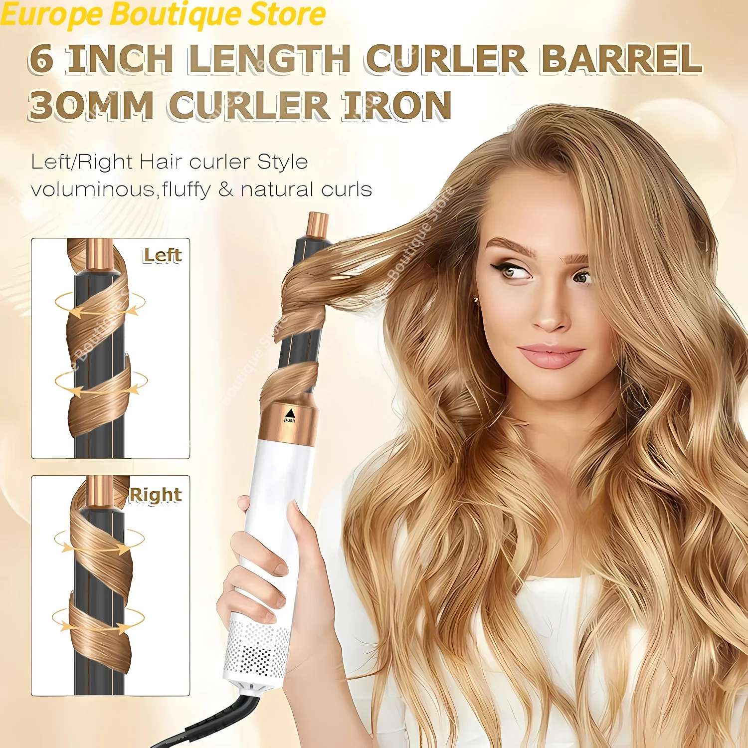 Profissional 5 em 1 secador de cabelo ar quente pente modelador para dyson airwrap secador de cabelo ferramenta estilo alisador cabelo ferramenta cabeleireiro - Image 4